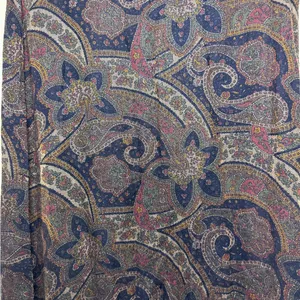Bohemian Paisley midi Skirt vintage brown black 90s medium euc thumbnail 3