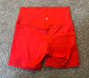 Red Biker Shorts thumbnail 2