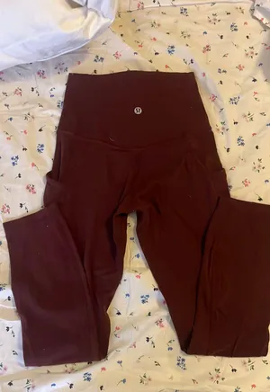 Lululemon Align Maroon Leggings thumbnail 3
