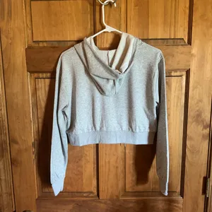 Detroit Lions sweatshirt! NFL gray sequin bedazzled logo hoodie size small! thumbnail 8