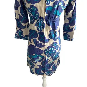 BODEN Womens Blue White Floral Tunic Dress Size US 2 thumbnail 7
