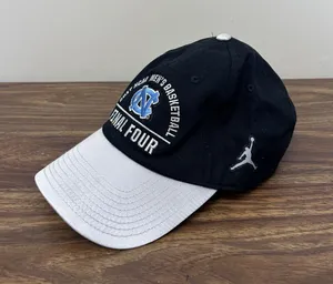 Jordan Brand UNC Tar Heels 2017 NCAA National Champions Snapback Hat Black Silv thumbnail 1