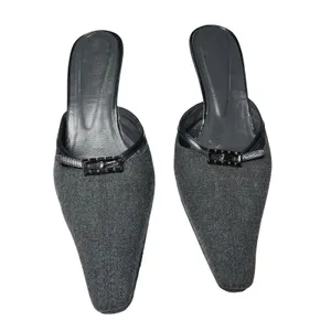 Gray Wool Mules Slip On Women EU 40‎ US 9 Unbranded thumbnail 5