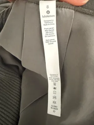 Lululemon Athletica Olive Green Open Front Cardigan Sweater thumbnail 6