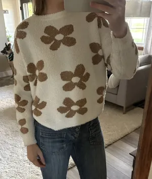 Flower Sweater Multi Size M thumbnail 1