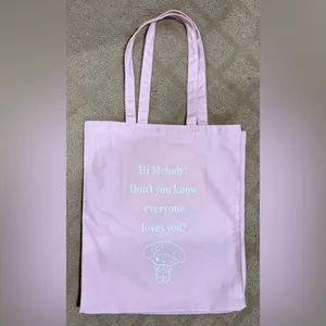 Sanrio My Melody Face Pink Tote Bag thumbnail 5