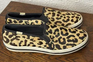 Keds For Kate Spade Women’s calf’s Hair, Leopard Print Fashion Sneakers. Sz 6 thumbnail 1