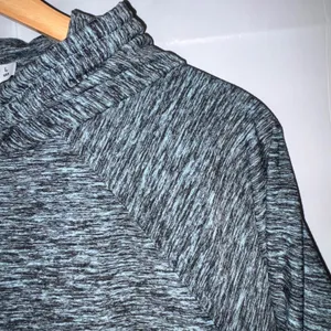 Outdoor Voices CloudKnit Hoodie Blue Black Space Dye Marl Activewear Womens Lg thumbnail 4