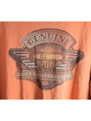 Harley-Davidson 3XL Orange Graphic Tee – NW HD Olympia WA Since 1994 thumbnail 4