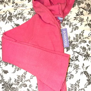 Pink Zip-Up Hoodie by Florence by Mills sz Md NWT thumbnail 4