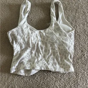 Lululemon align tank top white leopard thumbnail 2