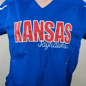 Holloway Embroidered KU Kansas Jayhawks Pullover Windbreaker thumbnail 3