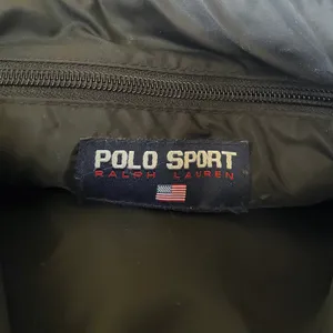 Polo Sport Ralph Lauren Vintage Black Nylon Unisex Messenger Bag Crossbody thumbnail 5