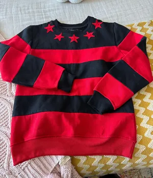 Givenchy Red And Black Stars And Stripes Crew Neck thumbnail 4