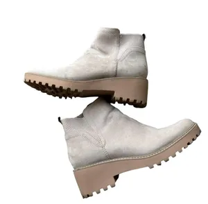 Universal Thread x Target - Taci Pull-On Ankle Boots Wedge Platform Taupe Sz 11 thumbnail 8