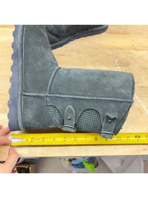 Bearpaw Clara Suede Winter Boots Navy Blue Size 10 Cozy Cabincore thumbnail 10