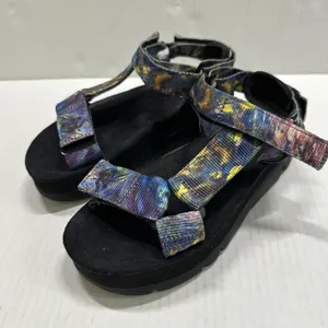 Camper Oruga Up Platform Sandal Womens Size 6 36 Multicolor Tie Dye Strappy thumbnail 7