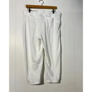 Nike Womens Softball Pants Large White Tight Fit NWT Snap Front Dri-FIT thumbnail 3