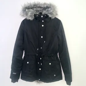 Lorna Jane Black Fur Lined Parka thumbnail 3