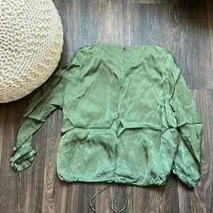 Zara Green Blouse thumbnail 3