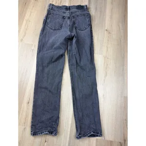 Abercrombie & Fitch Curve Love 90s Straight Ultra‎ High Rise Faded Black 28/6R thumbnail 3