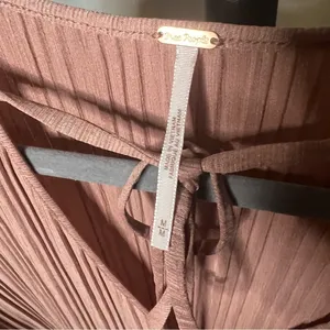Free People Can’t Help It Clay Pink Mini Dress Medium thumbnail 7