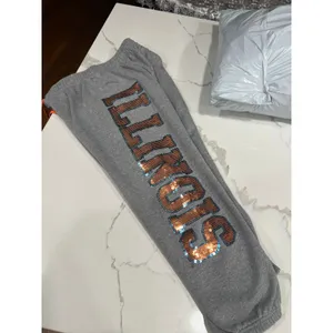 E5‎ college classic Sweatpants university Illinois women's medium Size 8 thumbnail 4