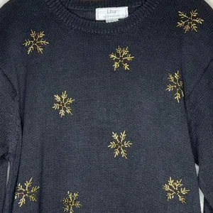Vintage Lisa International Beaded Christmas‎ Sweater thumbnail 2