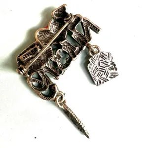 Style Vintage “I ❤️ Nursing” Brooch with Charms thumbnail 4