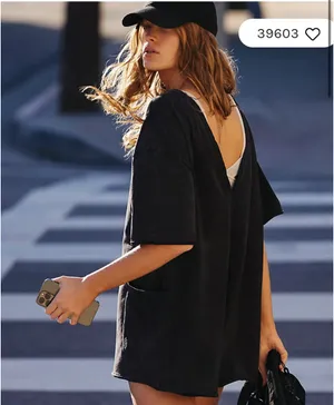 Hot Shot Tee Romper FP Movement Washed Black Medium thumbnail 1
