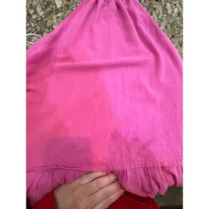 NEW Free People Somewhere Sunny Maxi Dress Pink Halter Tiered Drop Waist Size XL thumbnail 15