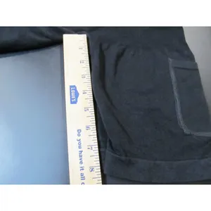 Preggo Leggings Maternity Leggings Black XL Built‑In Pockets Girlshorts Style thumbnail 9