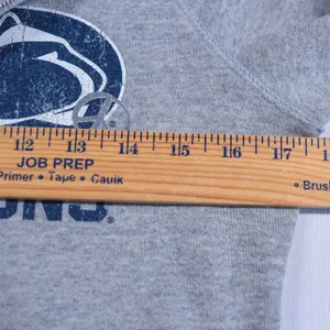 Soffe Penn State Nittany Lions Hoodie Women's Med Gray Zip Up Graphic Fleece Y2K thumbnail 9
