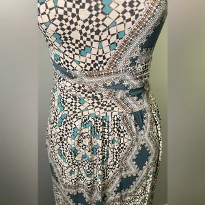 Anthropologie Maeve Women's Jantina Mosaic Print Maxi‎ Dress Size XSmall thumbnail 5