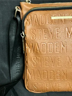 Steve Madden Tan Embossed Logo Crossbody Bag thumbnail 4