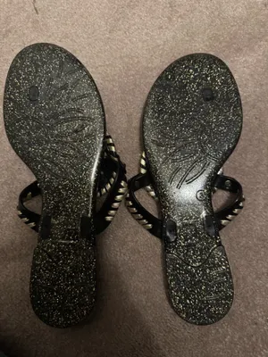 Jack Rogers Sandals Jelly Black Georgica 8 thumbnail 2