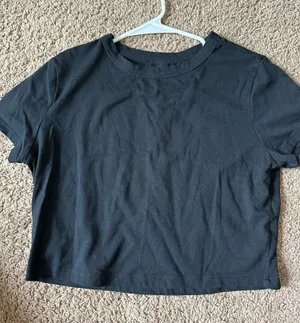 Wild Fable Black Crop Top thumbnail 1