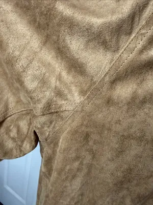 Cider Oversized Suede Button-Front Jacket thumbnail 8