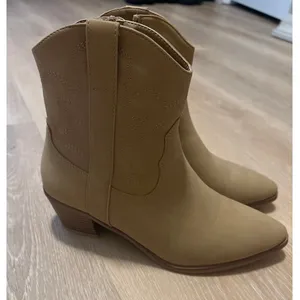 Bunulu Women’s Cowgirl Boots Tan Western Bootie Size 8 M Addie thumbnail 3