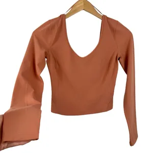 Lululemon Align Long Sleeve Shirt Womens Size 2 Pink Savannah Athletic Yoga Run thumbnail 6