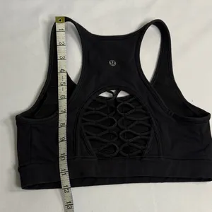 Lululemon Athletica Classic Black Sports Bra thumbnail 5