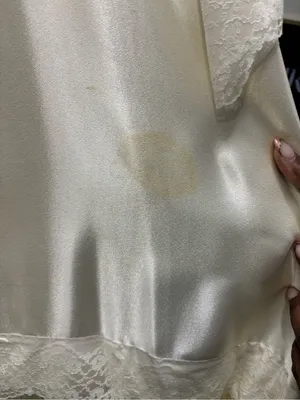 Ivory Satin Lace Maxi Dress thumbnail 6