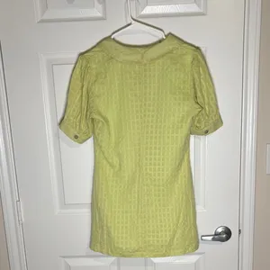 Nasty Gal Green Gingham Button Front Cottagecore Spring Top thumbnail 3