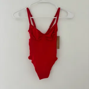 Skims x Lana Del Rey Seamless Sculpt Thong Bodysuit in Ruby thumbnail 4