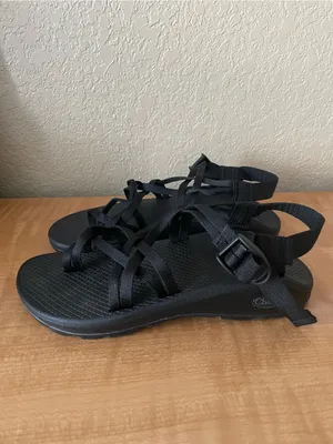 Women’s Chaco ZX Dual Adjustable Straps Classic Sandal Size 9 Black No Slip thumbnail 7