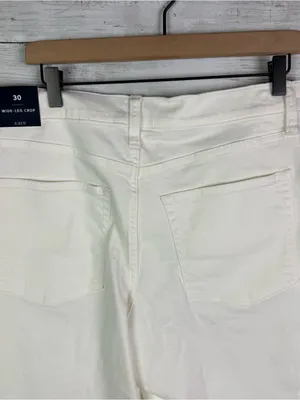 J Crew Factory Wide-leg cropped jean in all-day stretch Size 30 thumbnail 5