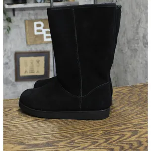 NWT Universal Thread Womens Sarah Suede Shearling Winter Boots 91467407 Black 6M thumbnail 5