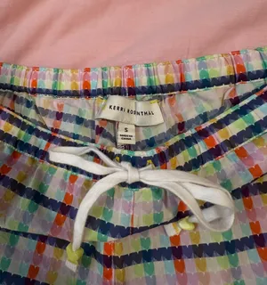 Roller Rabbit Kerri Rosenthal Plaid Rainbow Heart Shorts thumbnail 3