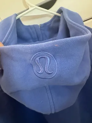 Blue Lululemon Cropped Hoodie Scuba thumbnail 4