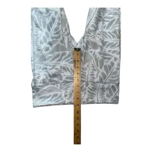 Alo White/Gray Palm Leaf Goddess Leggings, Small‎ thumbnail 11